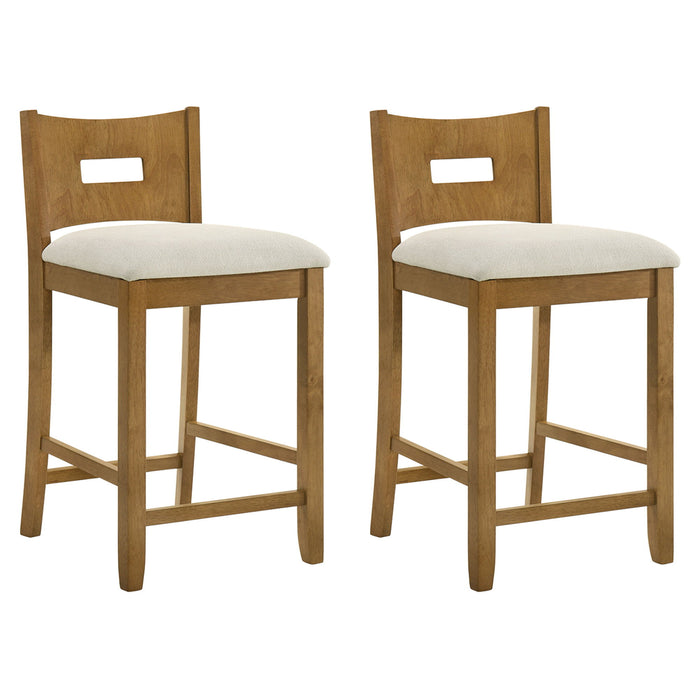 Ren - 26" Counter Height Rubberwood Barstool - Simple Home Plus