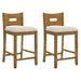 Ren - 26" Counter Height Rubberwood Barstool - Simple Home Plus
