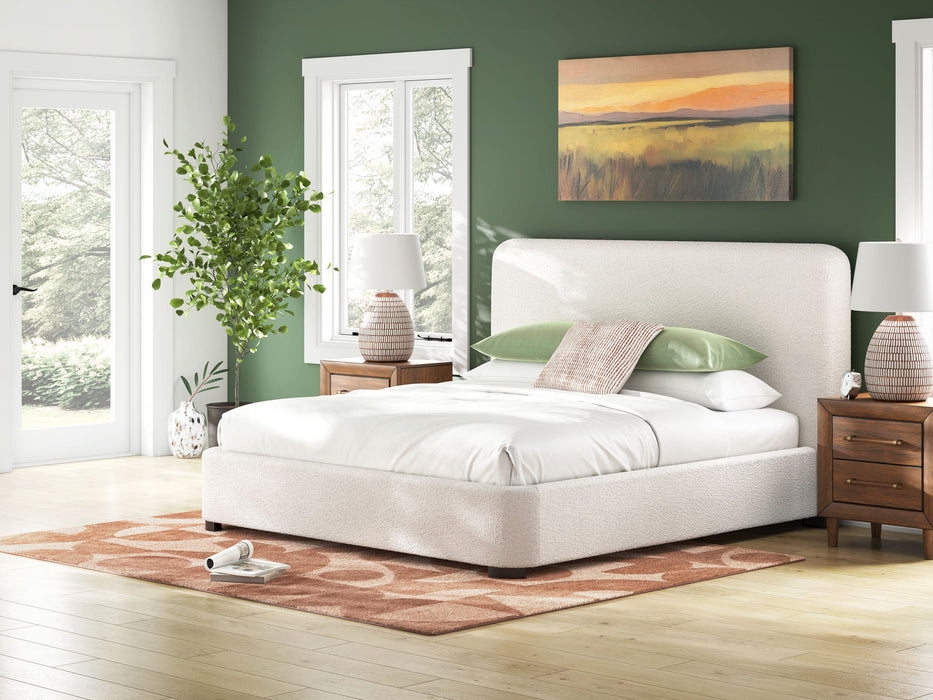 Brintstreet - Beige - King Upholstered Bed - Simple Home Plus
