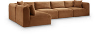 Shaggy - Fabric 5 Piece Modular Sectional - Simple Home Plus
