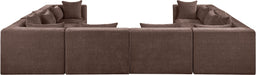 Stellar - 8 Piece Chenille Fabric Upholstered Modular Sectional - Simple Home Plus
