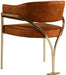 Madelyn - Dining Chair (Set of 2) - Brushed Brass - Simple Home Plus