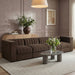 Rummi - Velvet Performance Fabric Upholstered 4 Piece Modular Sofa - Simple Home Plus