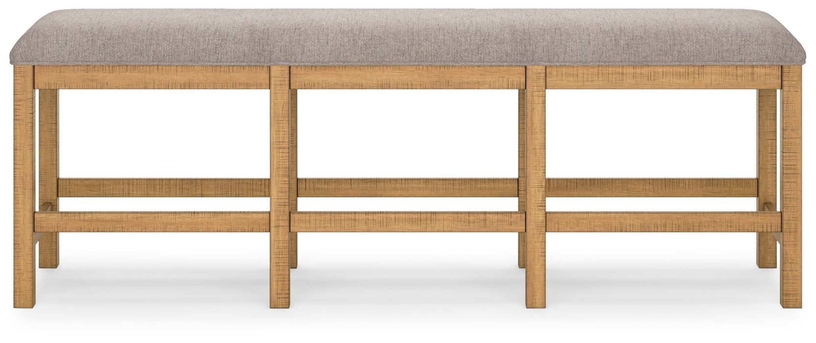 Havonplane - Brown - XL Counter Height Upholstered Dining Bench - Simple Home Plus