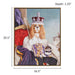 Pet Portrait - King Charles Spaniel Iii Framed Canvas Wall Art - Multi - Simple Home Plus