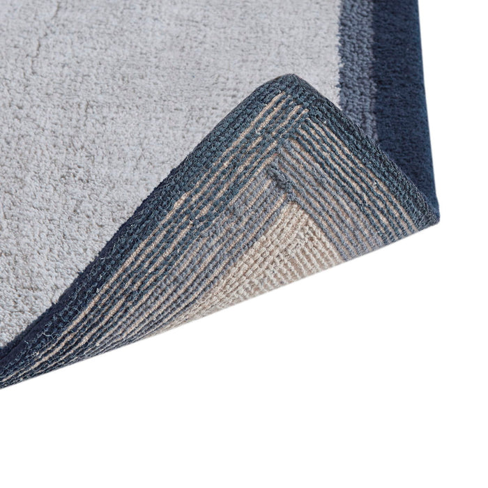Amherst - 20" x 30" Tufted Bath Rug - Navy - Simple Home Plus