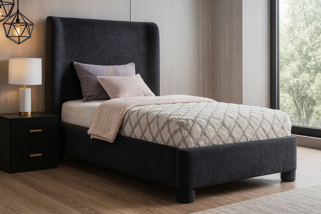 Penny - Chenille Fabric Bed - Simple Home Plus