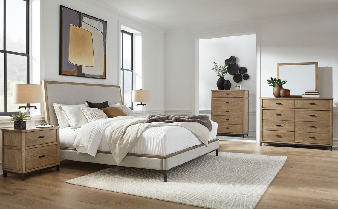 Tomtyn - Upholstered Bed Set - Simple Home Plus