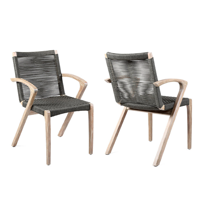 Brielle - Outdoor Rope Dining Chairs (Set of 2) - Simple Home Plus