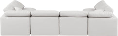 Indulge - Faux Leather 6 Piece Modular U-Shaped Sectional - Simple Home Plus