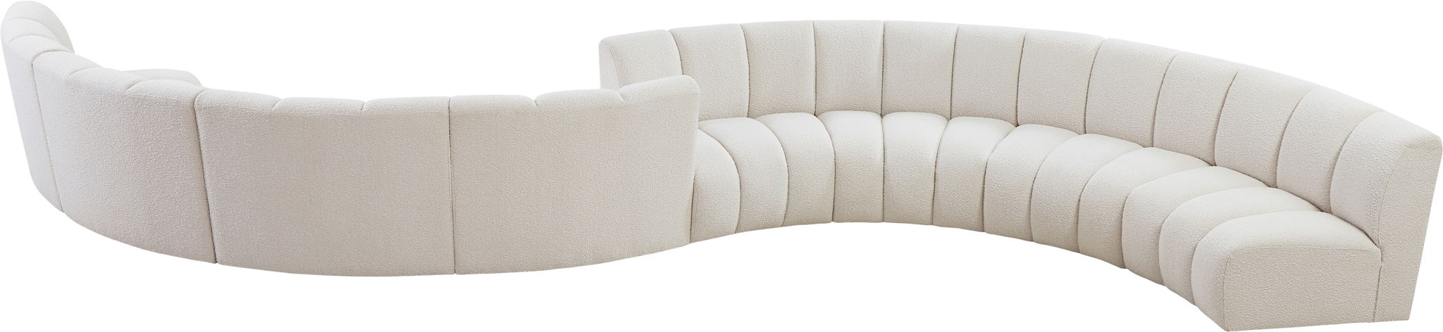 Infinity - 8 Piece Boucle Modular Sectional - Simple Home Plus
