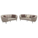 Ellorie - Upholstered Curved Sofa Set - Simple Home Plus