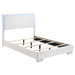 Felicity - Wood LED Panel Bed - Simple Home Plus