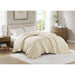 Windom - All Season Hypoallergenic Twin Blanket With 3M Scotchgard - Cream - Simple Home Plus
