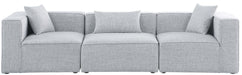 Cube - Linen Modular 3 Seat Sofa - Simple Home Plus