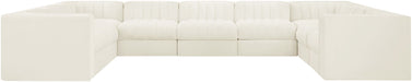 Rummi - Velvet Performance Fabric Upholstered 9 Piece Modular Sectional - Simple Home Plus