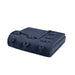 Lucy - Clip Jacquard Duvet Cover Set - Navy - Simple Home Plus