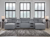 ModMax II - Salt And Pepper - Reclining Sectional - Simple Home Plus