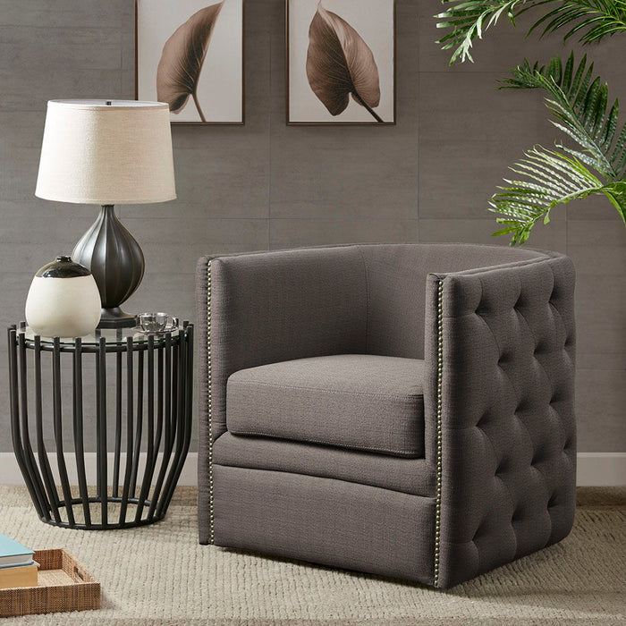 Capstone - Swivel Chair - Taupe - Simple Home Plus