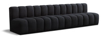 Arc - Velvet 4 Seats Modular Sofa - Simple Home Plus