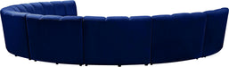 Infinity - 8 Piece Velvet Modular Sectional - Simple Home Plus