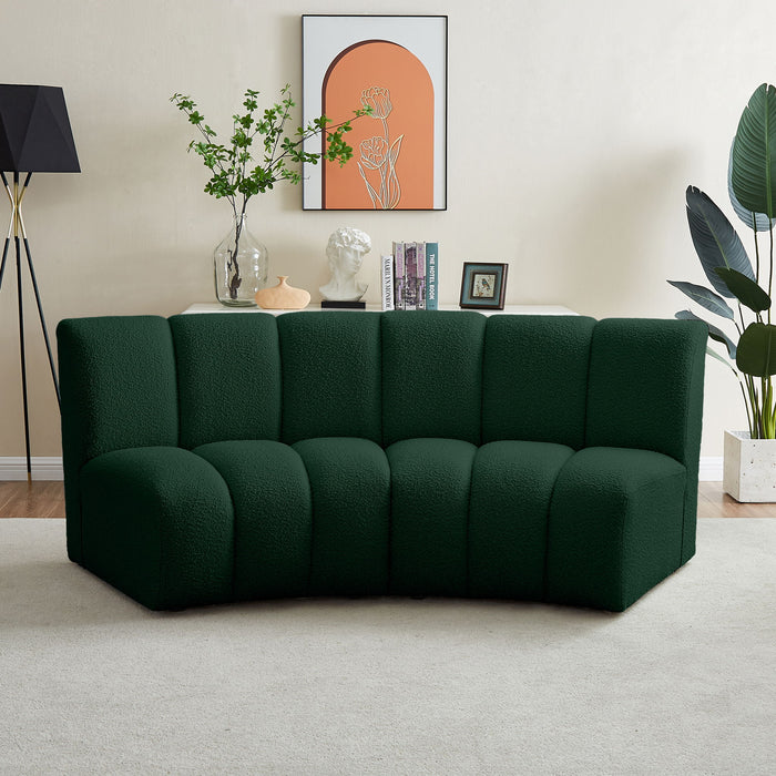 Infinity - 2 Piece Boucle Modular Sectional - Simple Home Plus