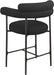 Blake - Counter Stool With Black Base (Set of 2) - Simple Home Plus
