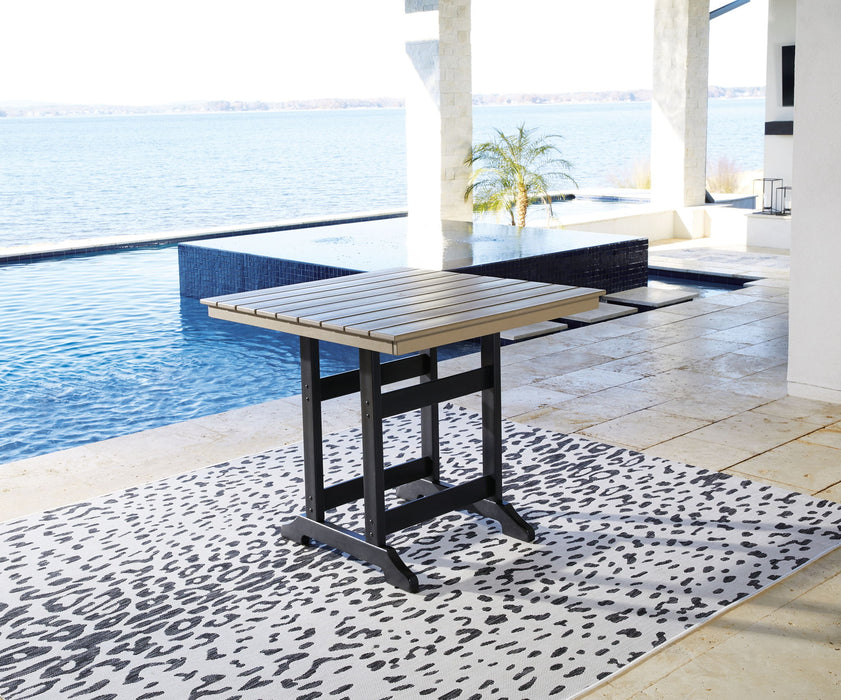 Fairen Trail - 5 Pc. - Counter Dining Set - Black / Driftwood - Simple Home Plus