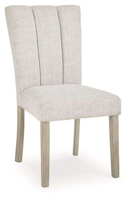 Larawyn - Dining Upholstered Side Chair (Set of 2) - Bisque - Simple Home Plus