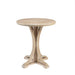 Fatima - Round Accent Table - Reclaimed Wheat - Simple Home Plus