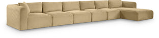 Shaggy - 6 Piece Modular Sectional With Chaise - Simple Home Plus