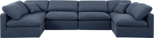 Indulge - Linen 6 Piece Modular U-Shaped Sectional - Simple Home Plus