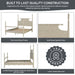 Beckett - King Beckett Turned Spindle Bed - Morocco Brown - Simple Home Plus