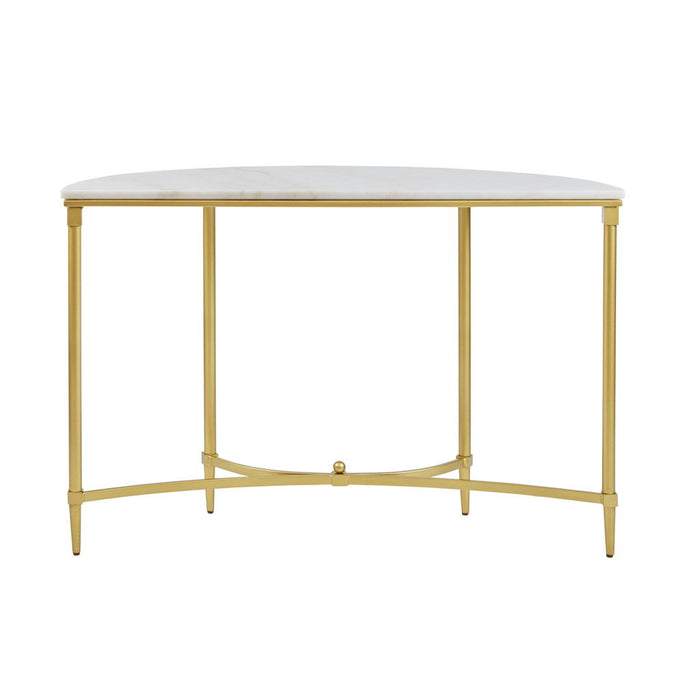 Bordeaux - Console Table - White / Gold - Simple Home Plus