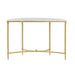 Bordeaux - Console Table - White / Gold - Simple Home Plus