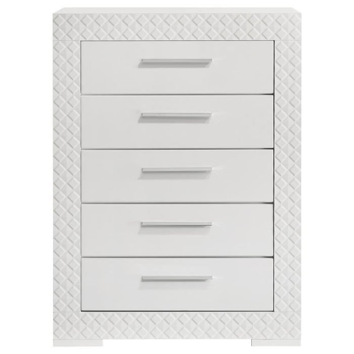 Ives - 5-Drawer Bedroom Chest - Simple Home Plus