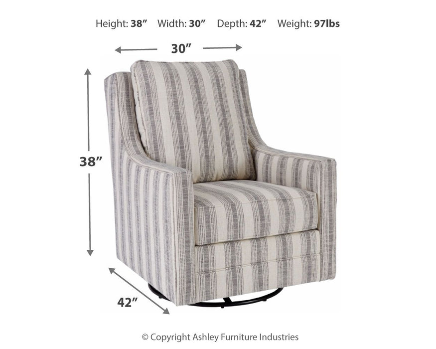 Kambria - Swivel Glider Accent Chair - Simple Home Plus