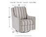 Kambria - Swivel Glider Accent Chair - Simple Home Plus