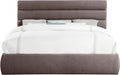 Adam - Linen Fabric Bed With 52" Headboard - Simple Home Plus