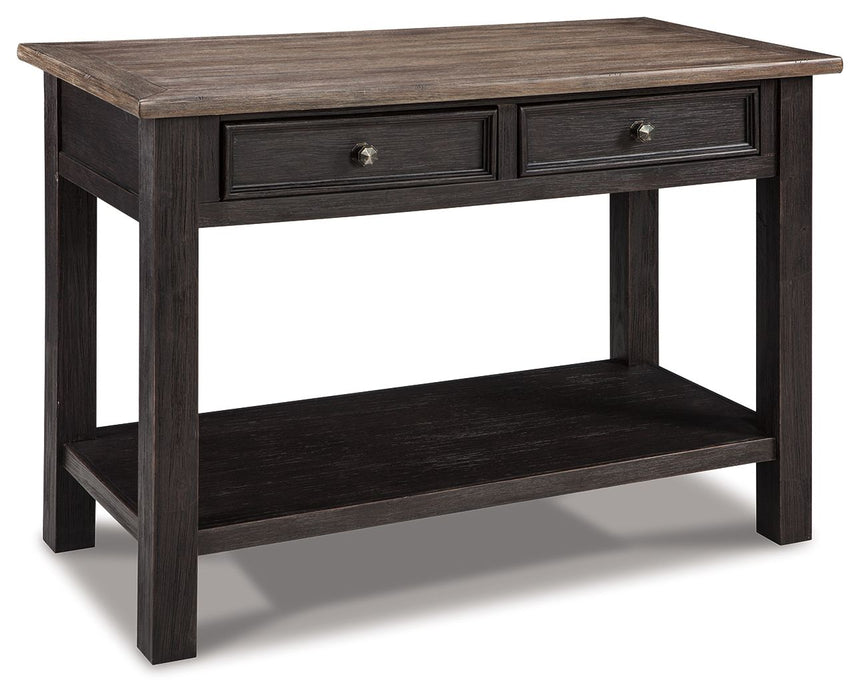 Tyler Creek - Grayish Brown / Black - Sofa Table - Simple Home Plus