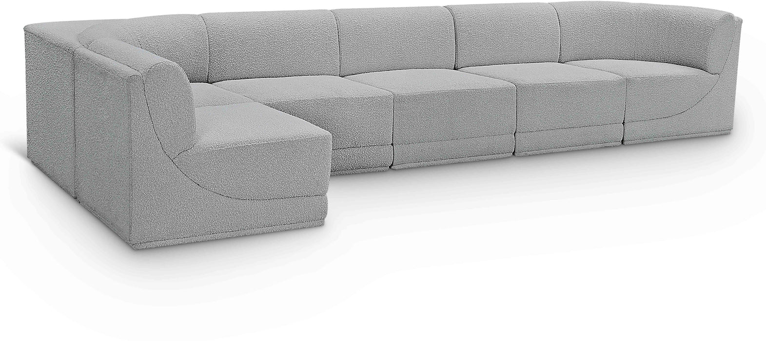 Ollie - 6 Piece Modular Sectional - Simple Home Plus