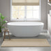 Splendor - 17" x 24" Tufted Reversible Bath Rug - Natural - Simple Home Plus