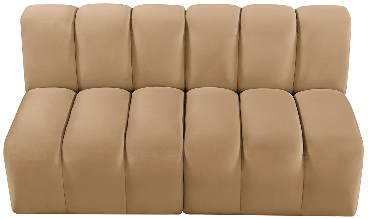 Arc - Velvet 2 Seats Modular Sofa - Simple Home Plus