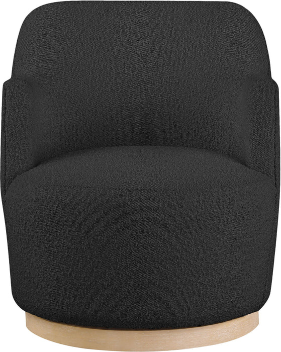 Clarita - Boucle Swivel Accent Chair - Simple Home Plus
