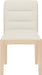 Ellis - Vegan Leather Upholstered Dining Chair (Set of 2) - Natural Base - Simple Home Plus