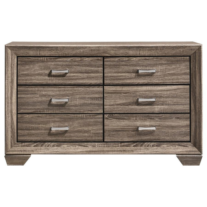 Kauffman - 6-Drawer Dresser - Simple Home Plus