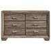 Kauffman - 6-Drawer Dresser - Simple Home Plus
