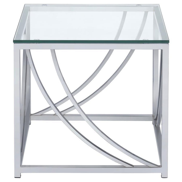 Lille - Glass Top Entryway Sofa Console Table Accents - Simple Home Plus