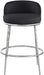 Ferro - Performance Fabric Upholstered Bar Stool - Antique Silver - Simple Home Plus