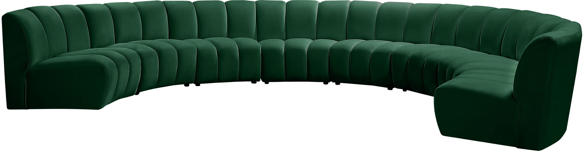 Infinity - 8 Piece Velvet Modular Sectional - Simple Home Plus